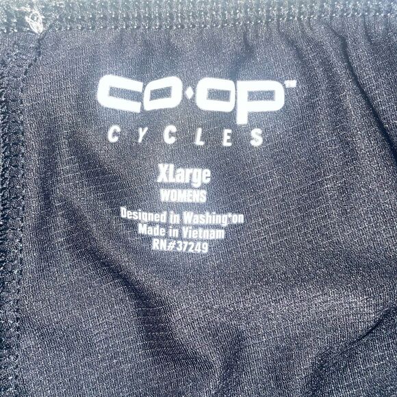 REI Co-Op Cycling Shorts Womens‎ XL Black Lightweight Padded Bicycle Zip Pockets - Picture 10 of 16